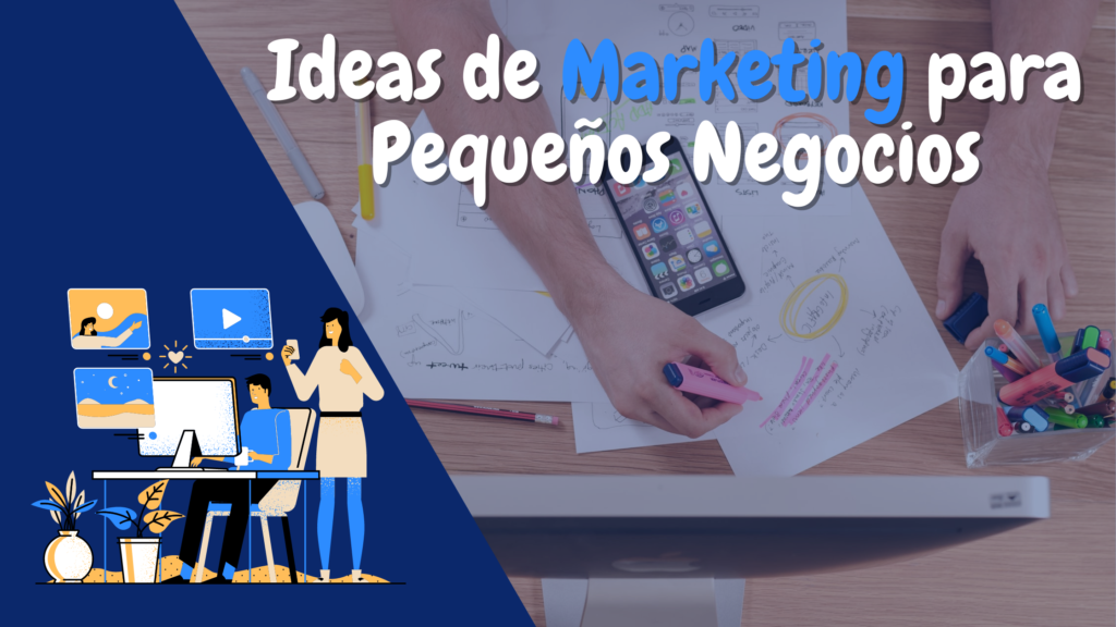 Persona en escritorio diseñando estrategia de marketing digital